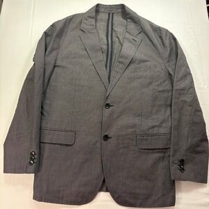 Theory Men Gray Blazer Sport Coat Suit Jacket Size 42 W/ Tags